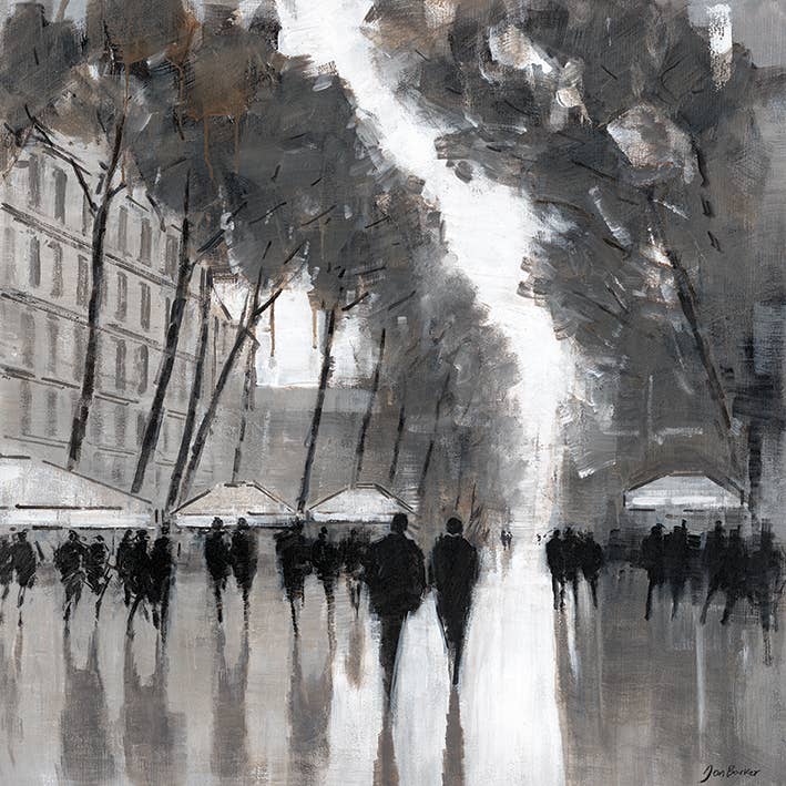 Jon Barker (Las Ramblas, Barcelona) - WDC97318, 60 x 60cm Cityscapes
