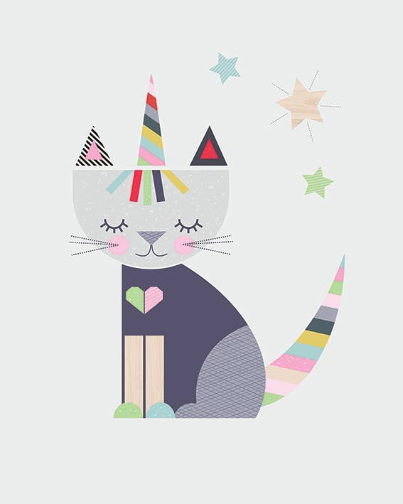 Little Design Haus (Unikitten) - WDC94935, 40 x 50cm, Canvas - Medium