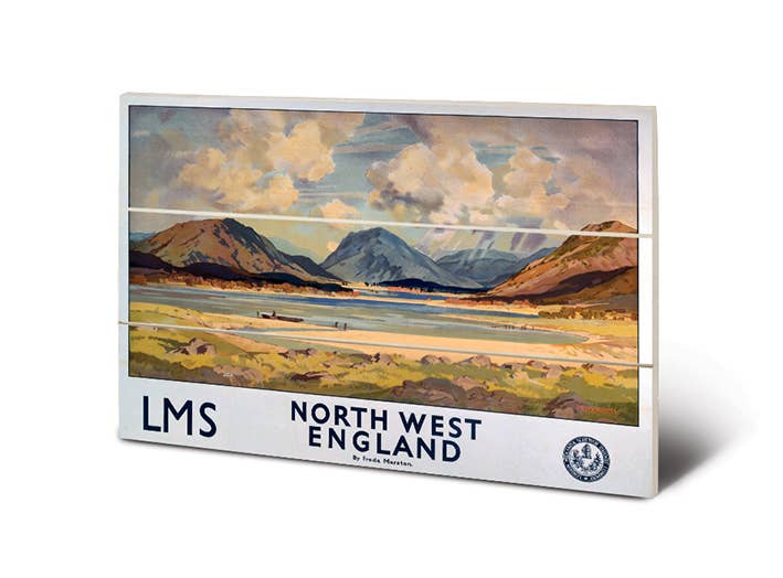 North West England (1) - MW10172P, 20 x 29.5cm Wood Prints - Mini