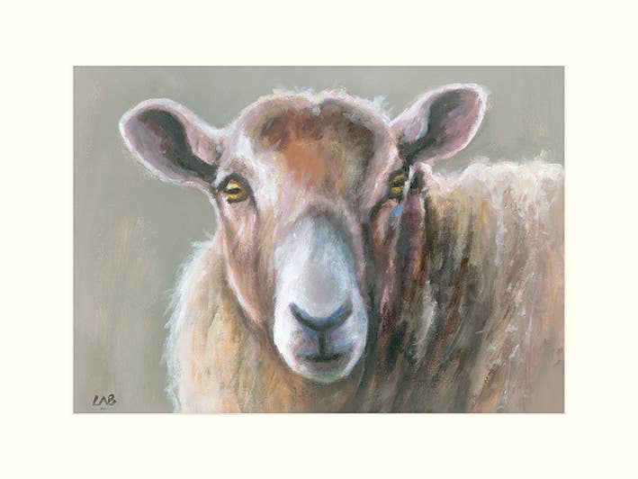 Louise Brown (Looking Sheepish) - MPPR44126, 30 x 40cm, Mounted Prints