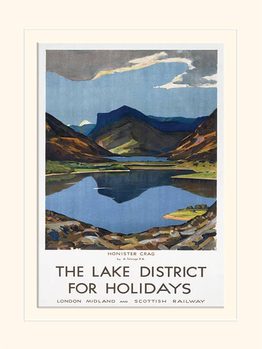 The Lake District For Holidays - LMP11706P, 30 x 40cm Memorabilia