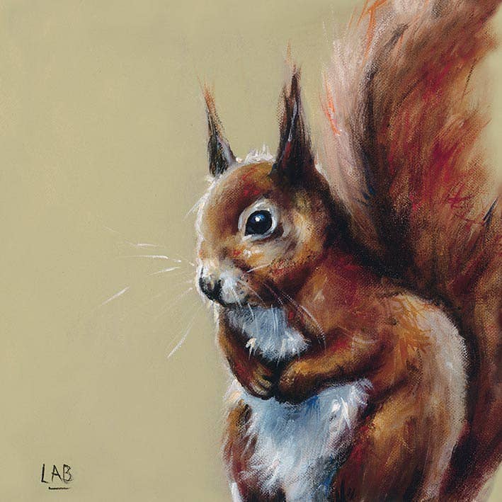 Louise Brown (Bushy Tailed) - WDC95269, 40 x 40cm, Canvas - Small