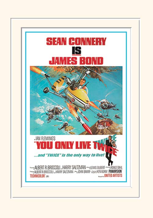 James Bond (You Only Live Twice one-sheet) - LMP10247P, 30 x 40cm Memorabilia