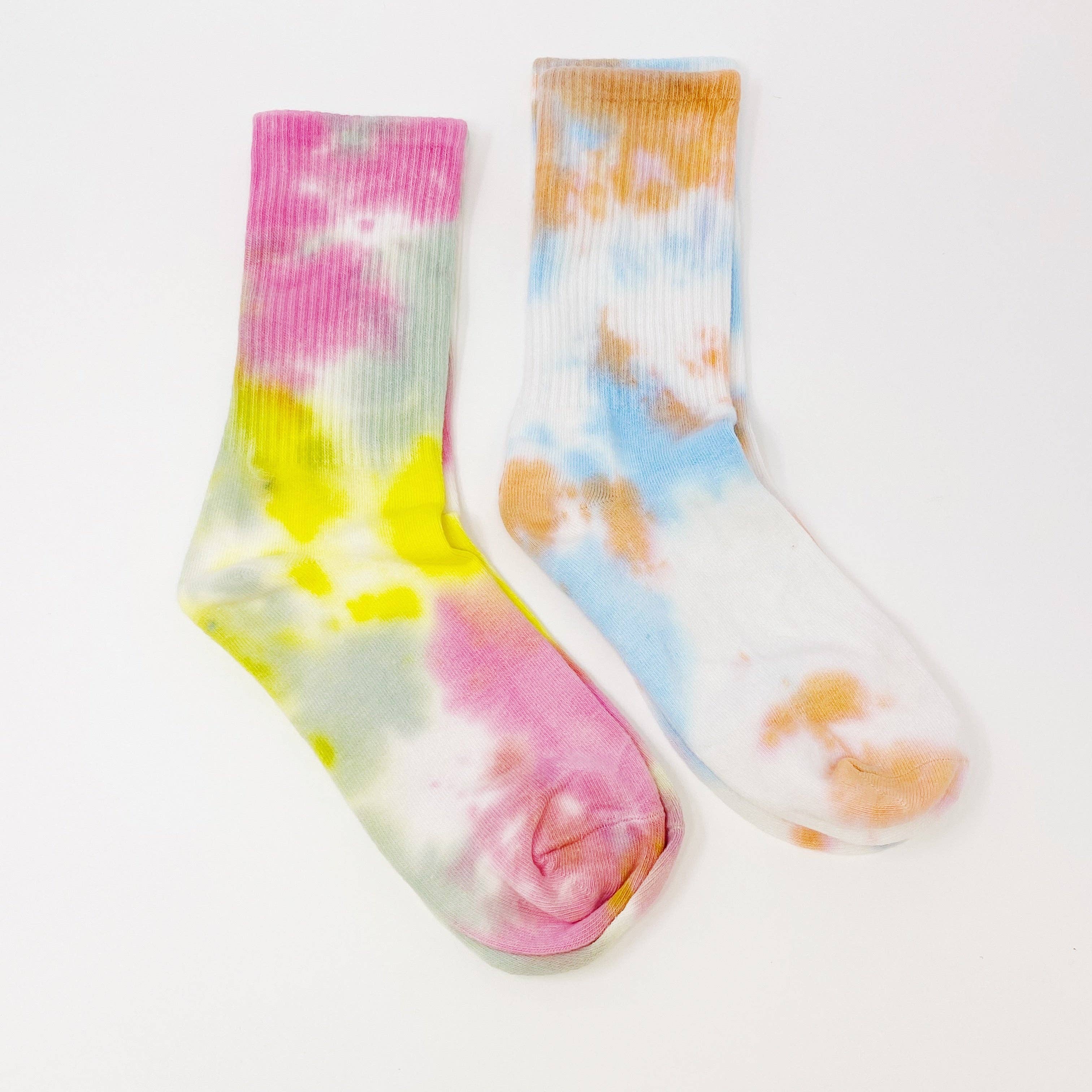 Free Mind Tie Dye Socks Set, Unicorn