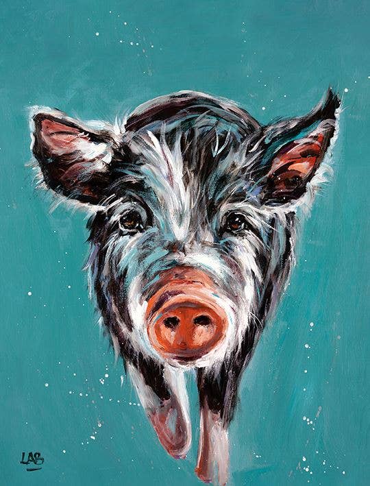 Louise Brown (Piggy on the Run) WDC12628, 30 x 40cm