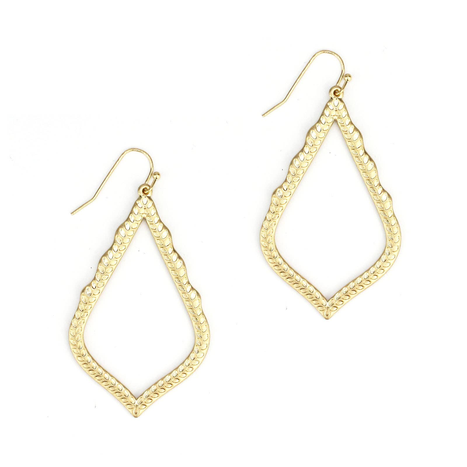 True To The Game Earrings, Gold