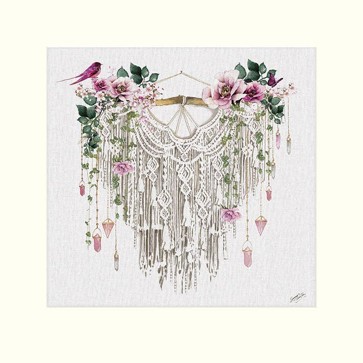 Summer Thornton (Macramé) - MPPR45826, 40 x 40cm Mounted Prints