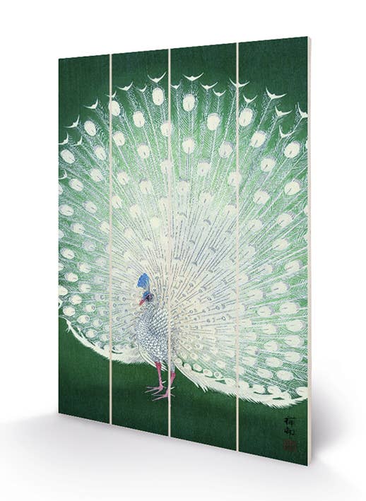 Ohara Koson (Peacock) - SW12753A, 40 x 59cm Wood Prints - Small