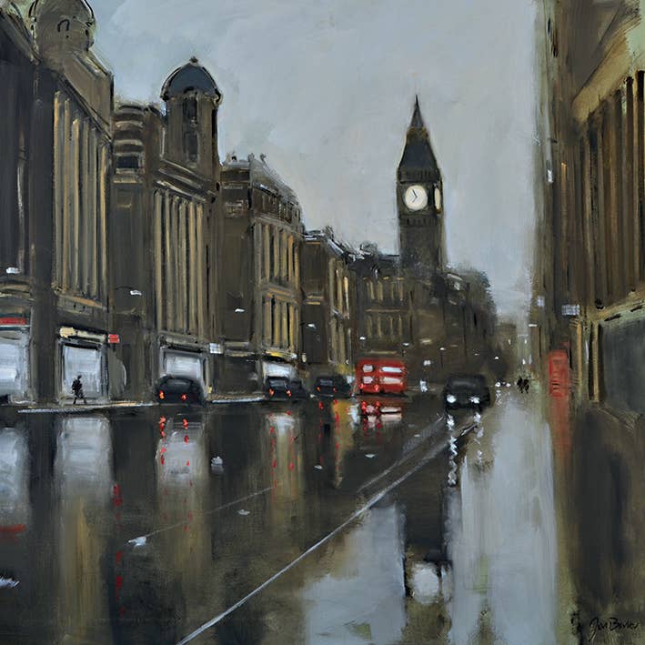Jon Barker (Whitehall, London) - WDC98174, 85 x 85cm Cityscapes