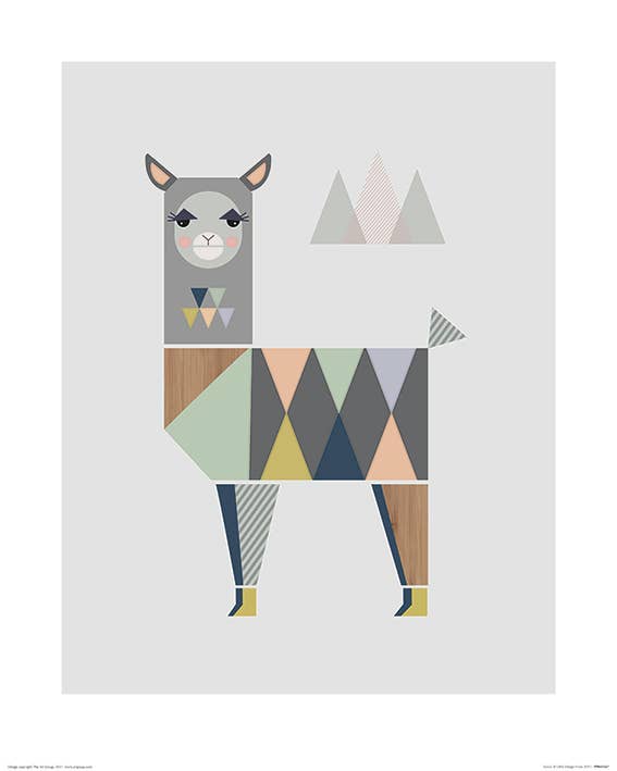 Little Design Haus (Llama) - PPR43567, 40 x 50cm, Children's