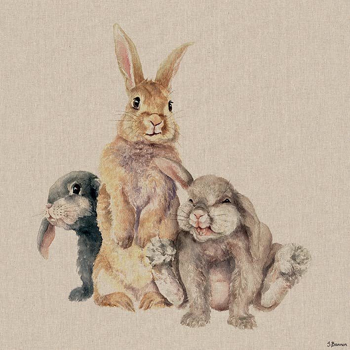 Jane Bannon (Bramble, Lexie & Tommy) - WDC97273, 60 x 60cm Animals