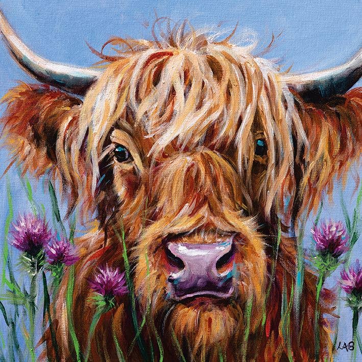 Louise Brown (Highlander) WDC101529, 40 x 40cm