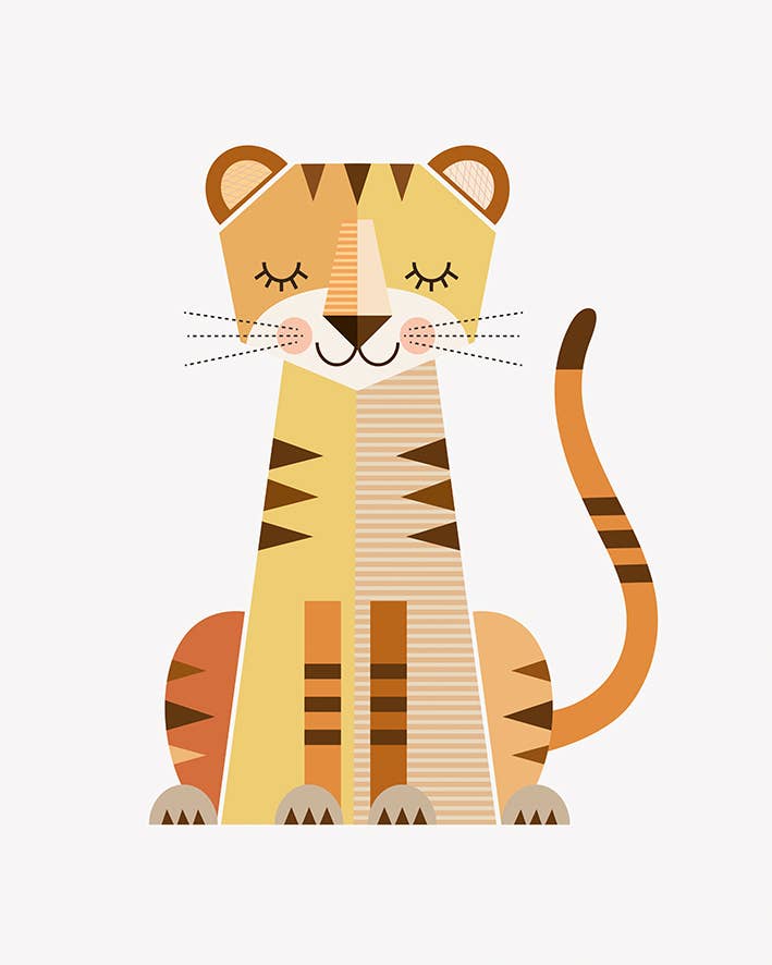 Little Design Haus (Tiger) - WDC13092, 40 x 50cm, Canvas - Medium