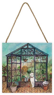 Joe Ramm (Flower Bed)  Wood Prints - Blocks WOODEN BLOCKS, 20 x 20cm Wood Prints - Blocks