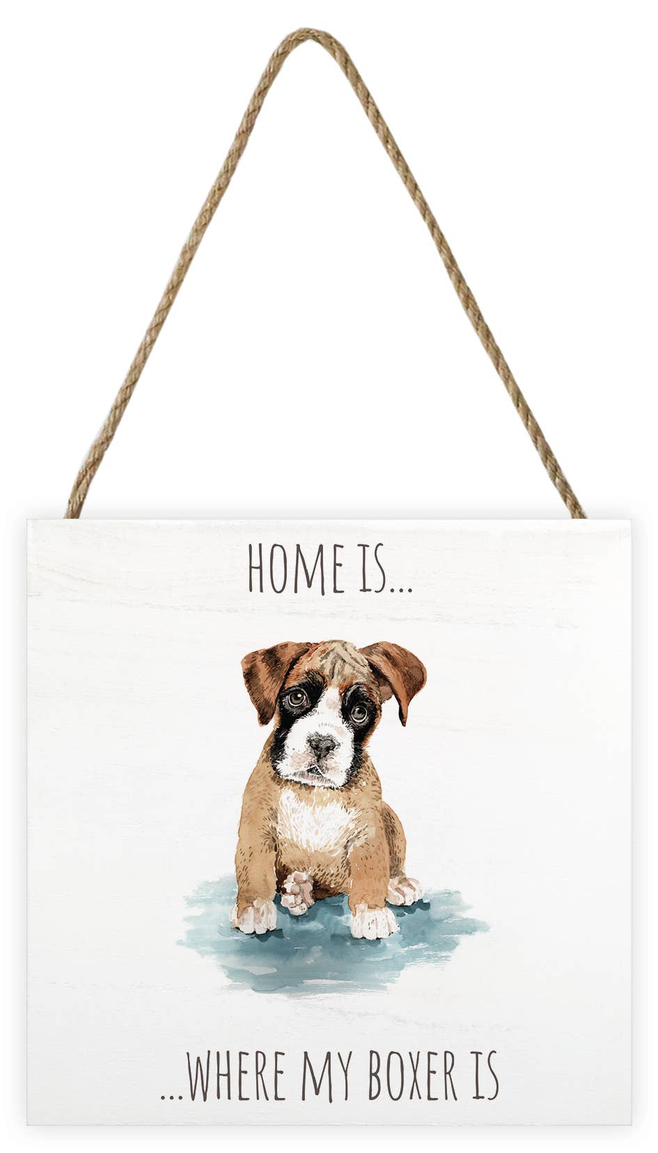 Louise Nisbet (Boxer)  Wood Prints - Blocks WOODEN BLOCKS, 20 x 20cm, Wood Prints - Blocks