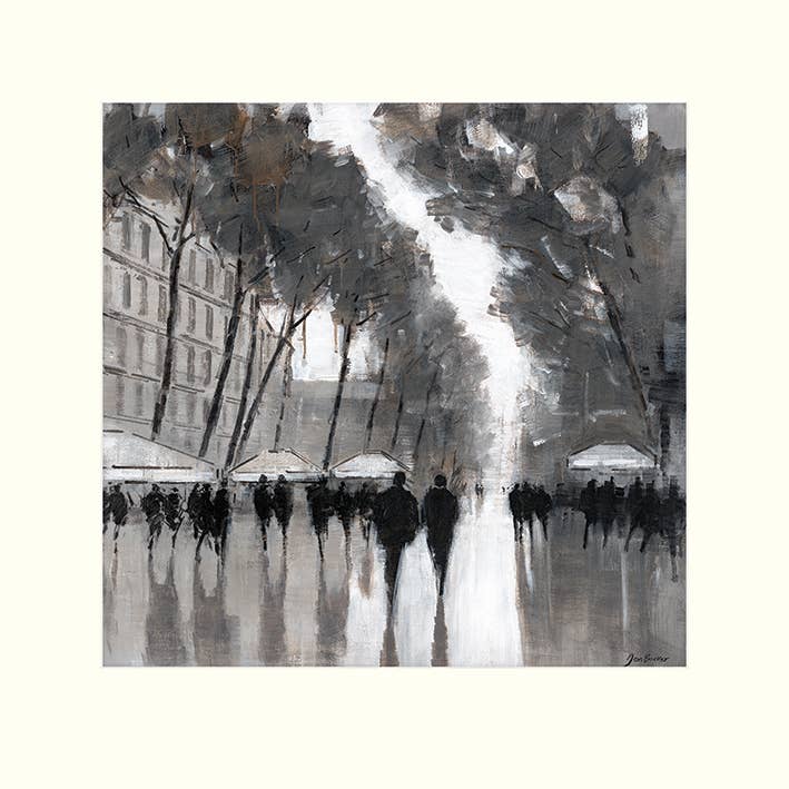 Jon Barker (Las Ramblas, Barcelona) - MPPR45963, 40 x 40cm Mounted Prints