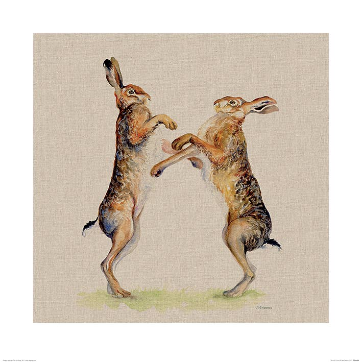 Jane Bannon (Henry & Cassius) - PPR46200, 60 x 60cm Animals