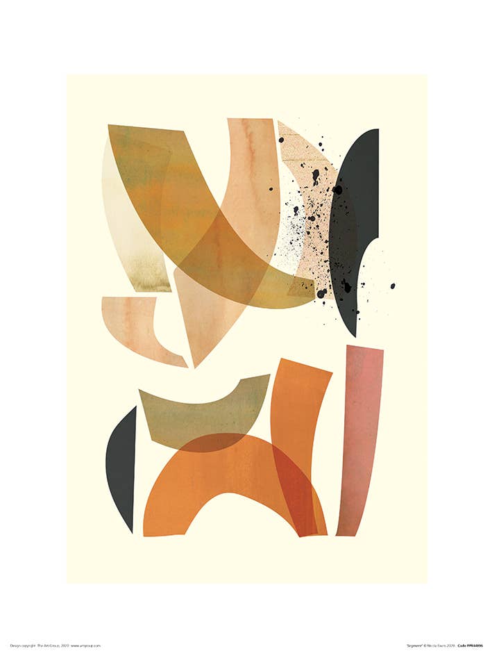 Nicola Evans (Segment) - PPR44896, 30 x 40cm Abstract