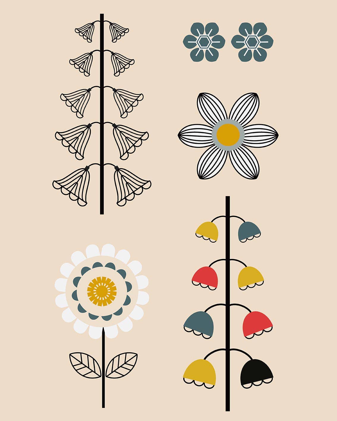 Lyndy Hants (Mixed Flowers II) WDC13456, 40 x 50cm, Floral