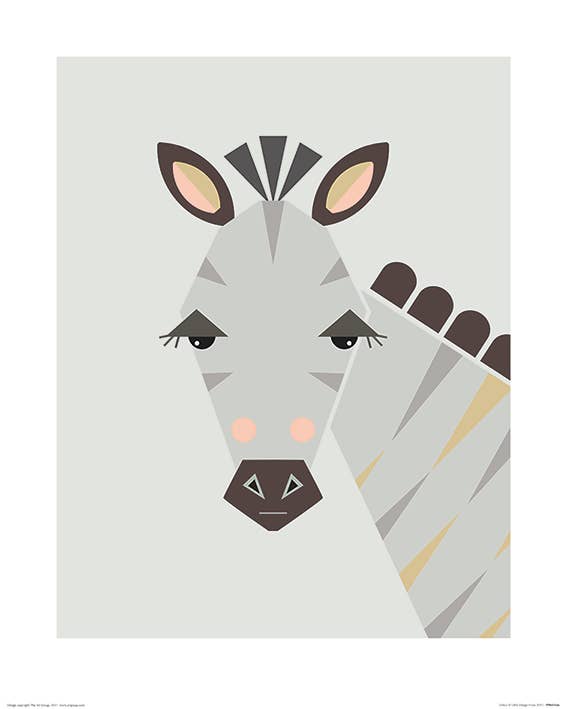 Little Design Haus (Zebra) - PPR43566, 40 x 50cm, Children's