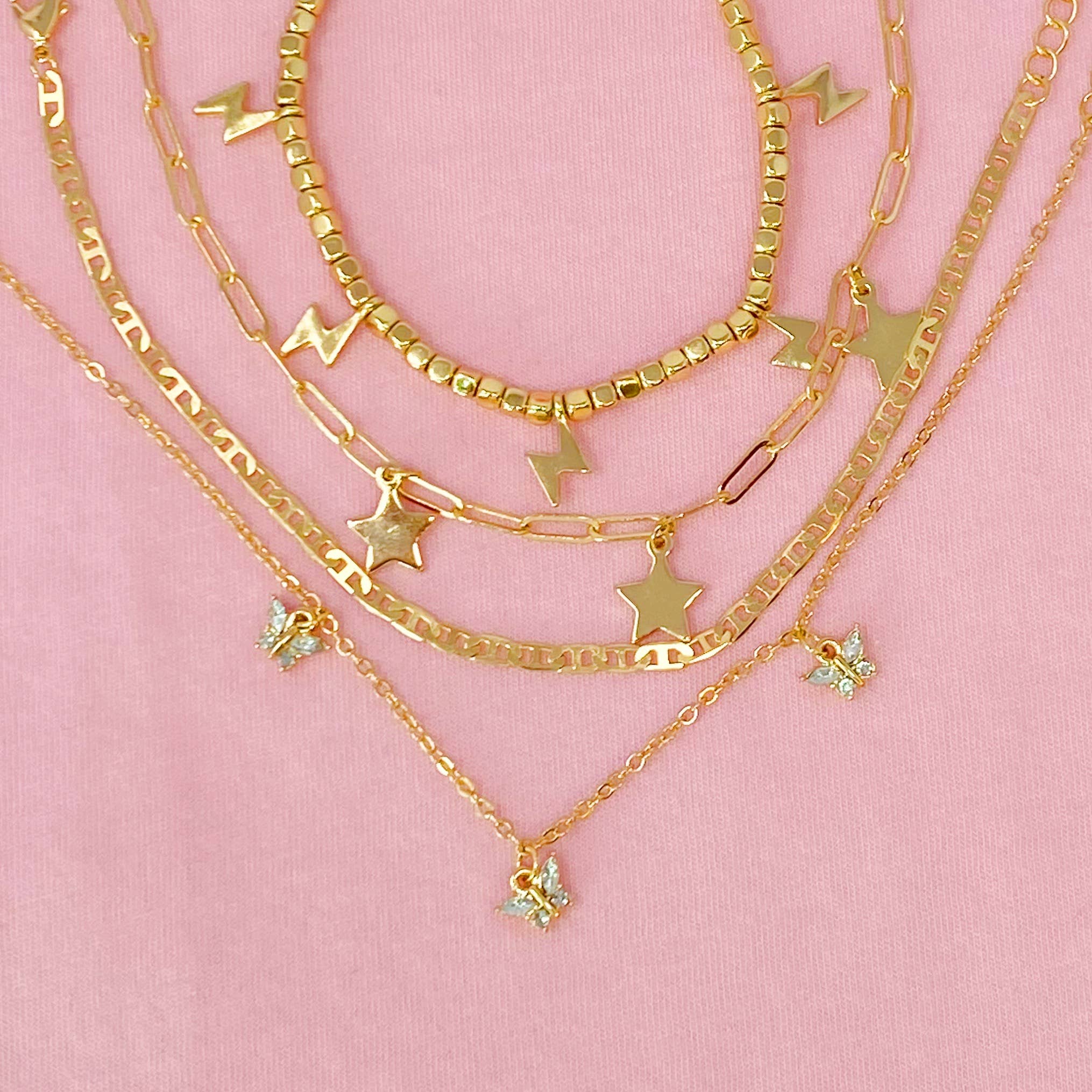 Trendy Player Anklet Set