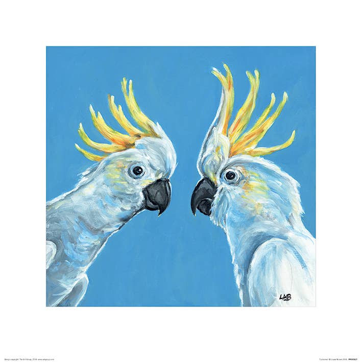 Louise Brown (Cockatwo) - PPR45827, 40 x 40cm, Animals
