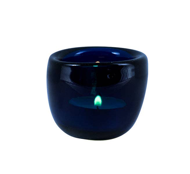 Handmade Mineral Blue Tealights