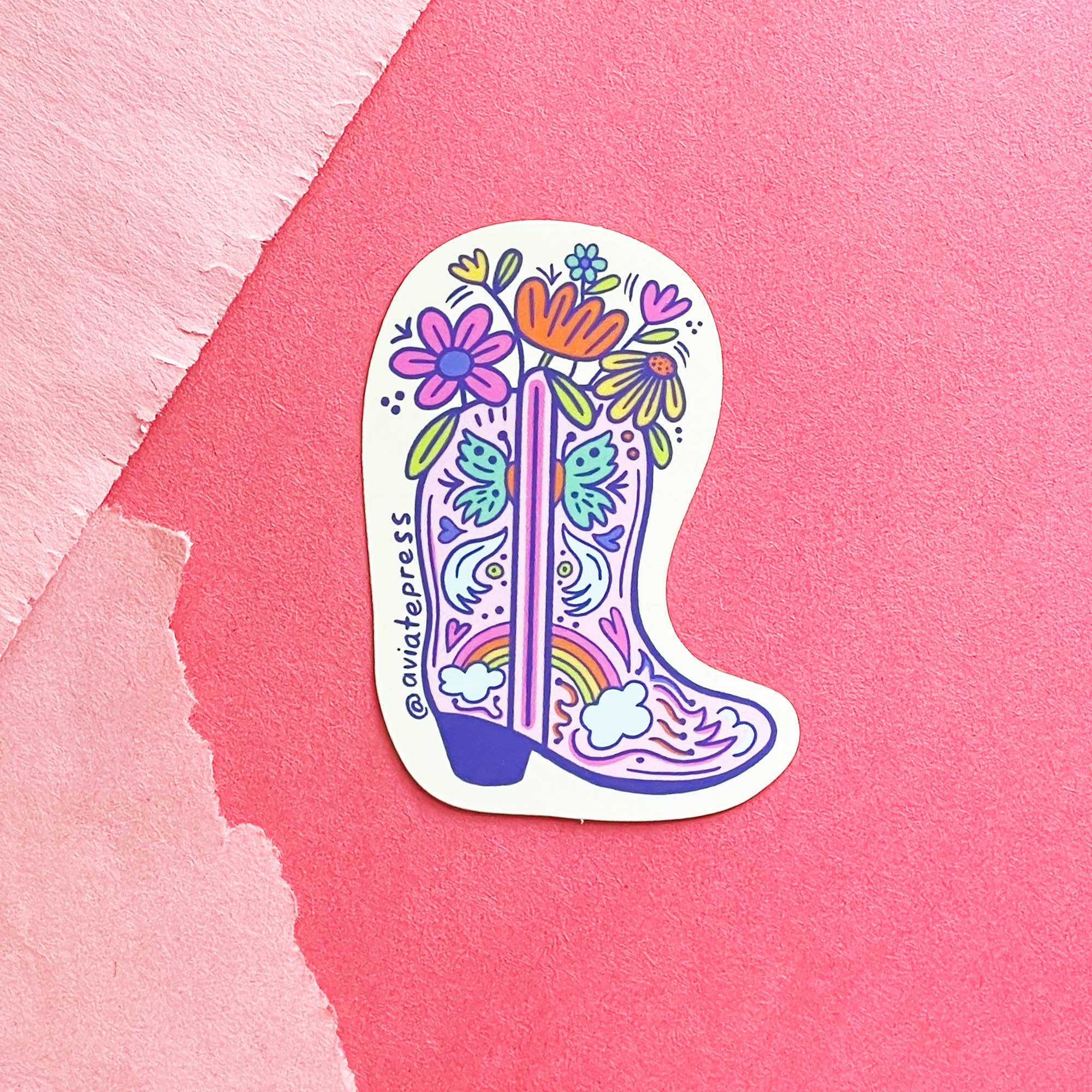 Cowboy Boot Sticker