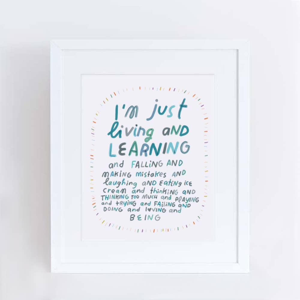 Living and Learning Print