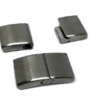 STAINLESS STEEL MAGNETIC CLASP,MATT STEEL,MGST-132-21*6MM