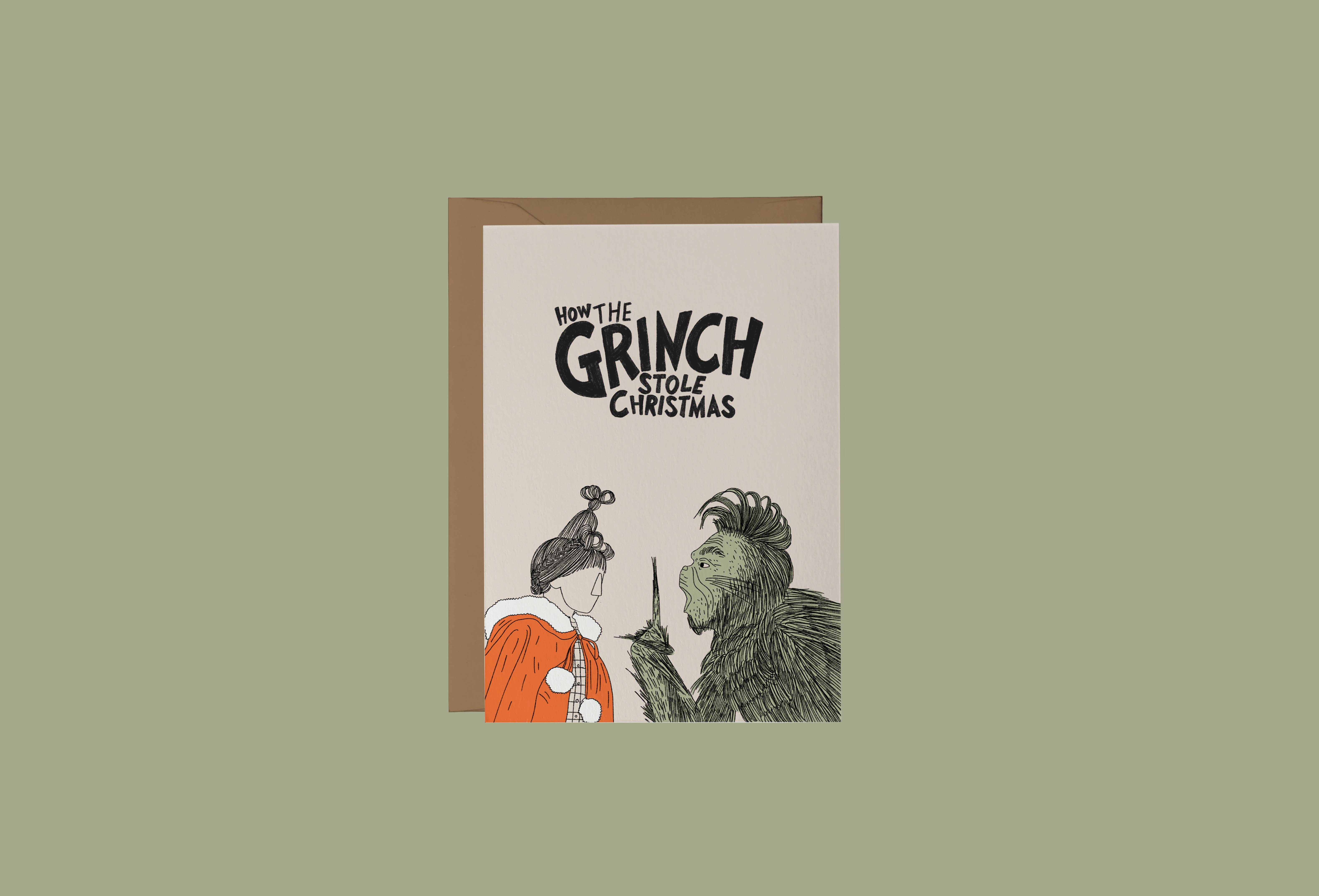 How the Grinch Stole Christmas Poster Christmas Card