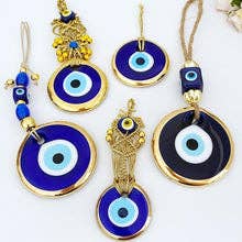Gold Evil Eye Wall Hanging, Evil Eye Home Decor