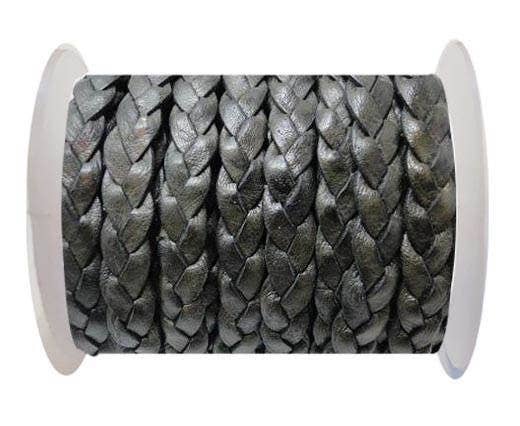 FLAT 3-PLY BRAIDED LEATHER-SE-DB-14-10MM