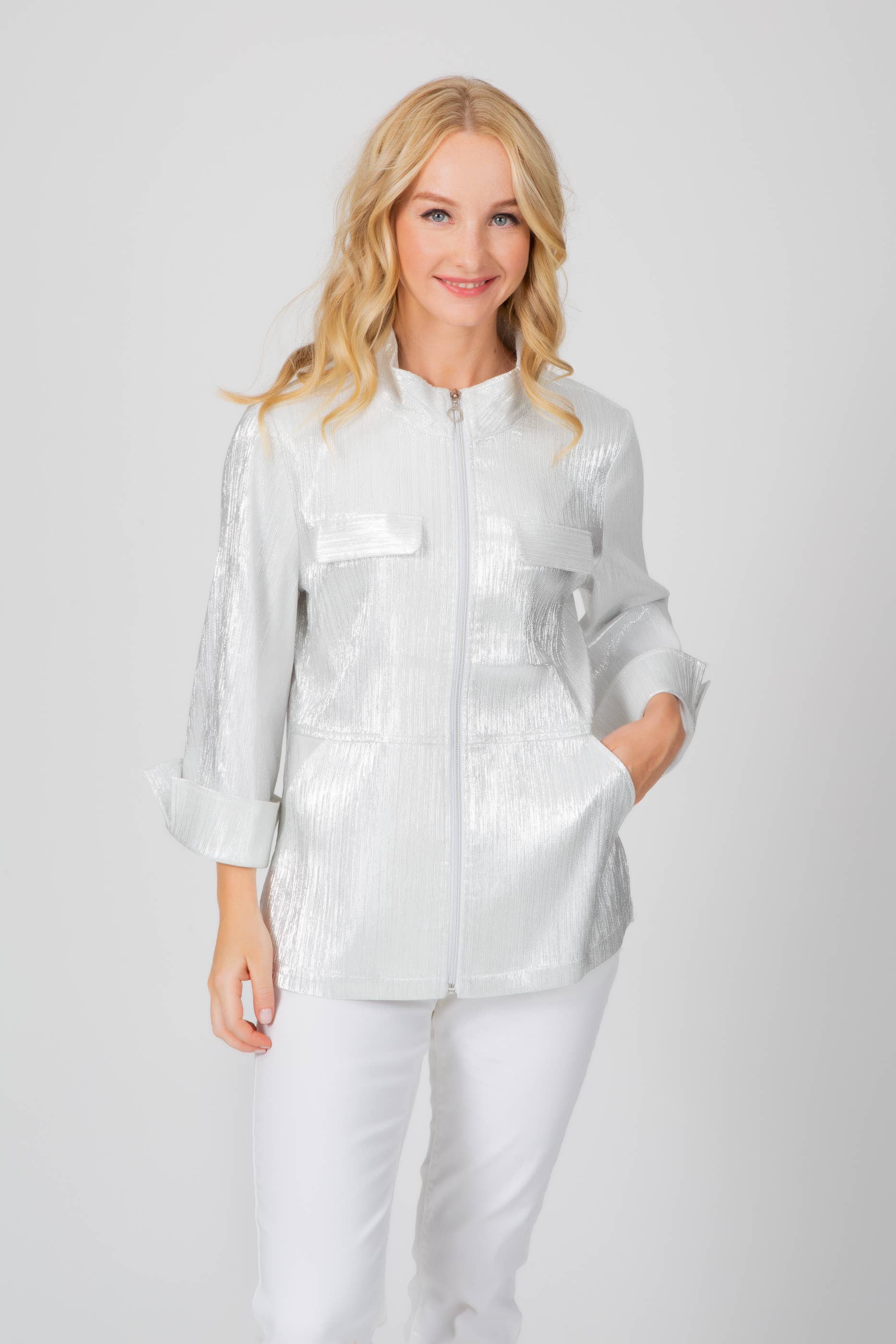 Shine on Metallic Jacket