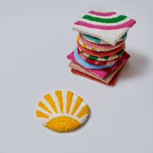 Sunshine Mug Rug Coasters
