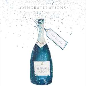 Champagne Congratulations Greeting Card