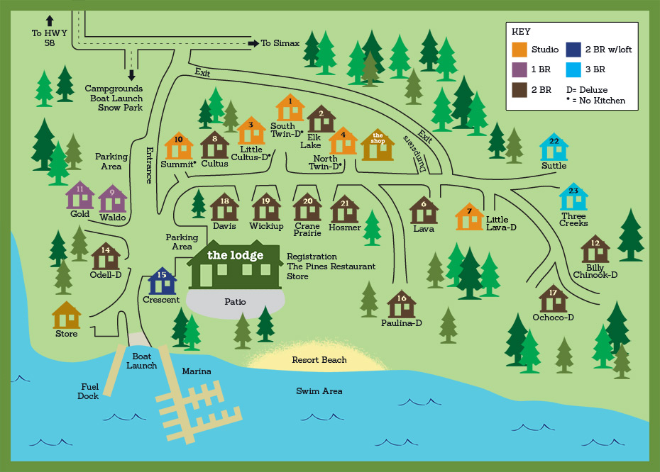 Beautiful lake house on cowpen lake w/private fishing pond boat rental available. Hoodoo's Crescent Lake Resort | Crescent Lake Map