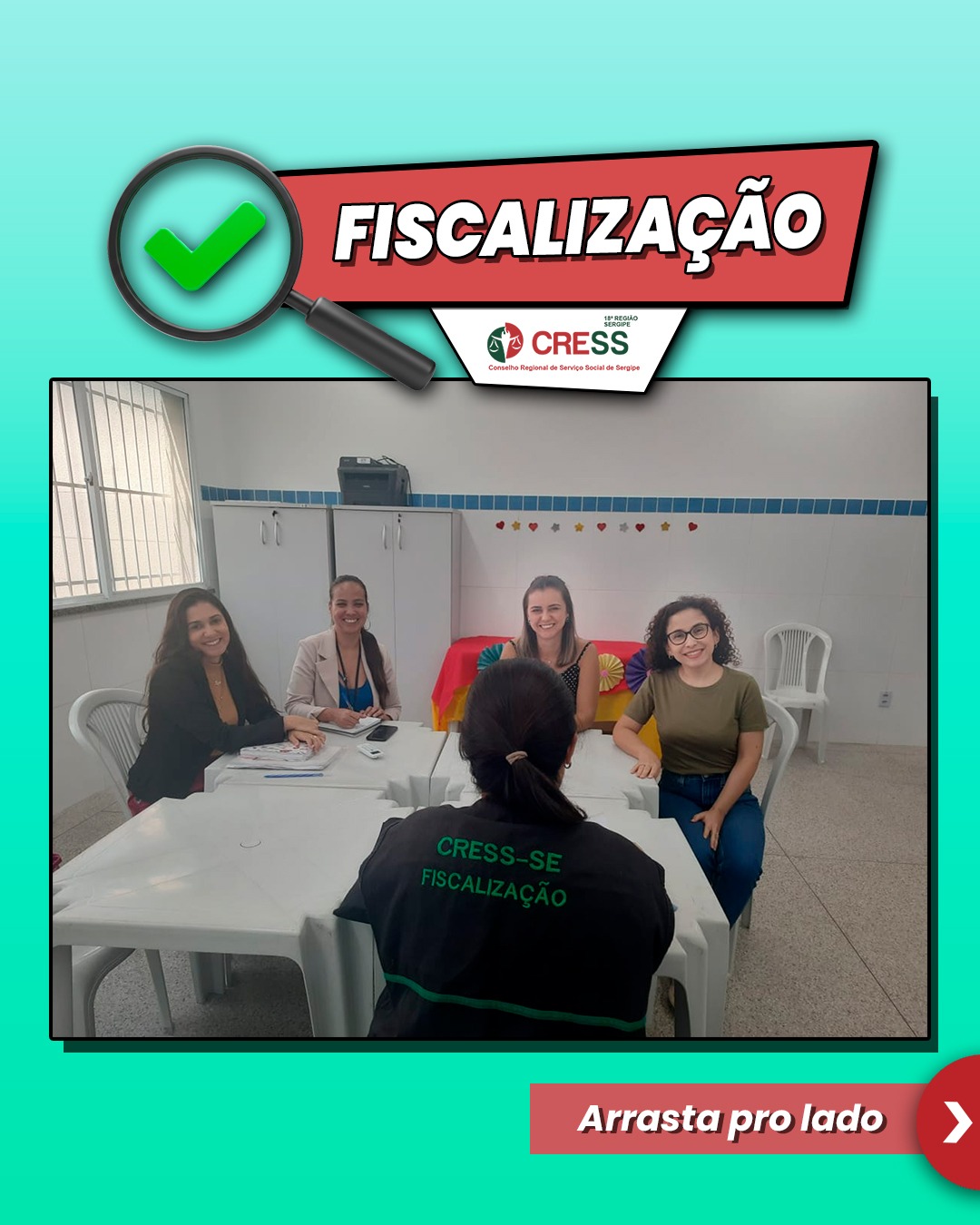 CRESS Sergipe dá continuidade às ações de fiscalizações