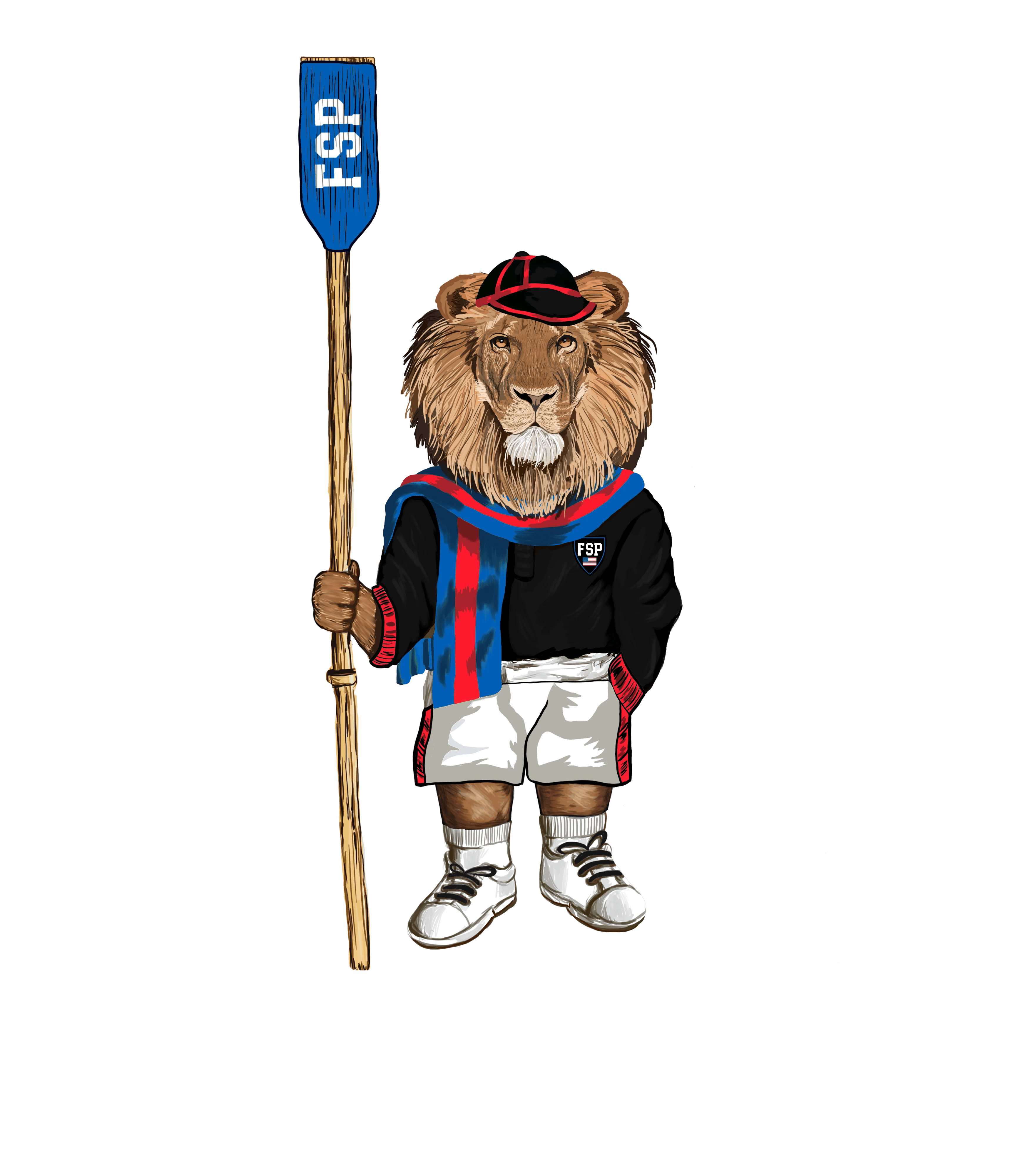 Bucknell Crew Dog - High Quality Desktop Gradient Illustrations | Free Download