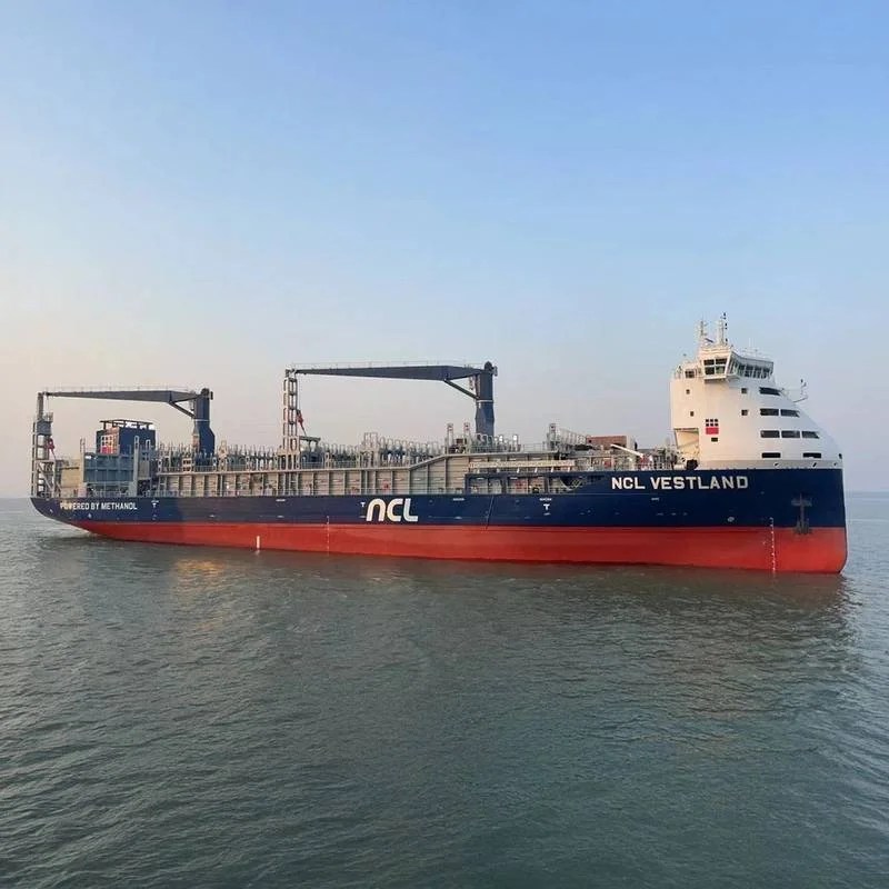 MPCC’S First Dual-Fuel Methanol Container Ship Hits
