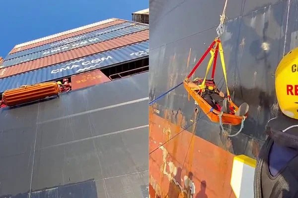 Indian Seafarer Evacuated from Vessel Near Durban Due to Medical Emergency