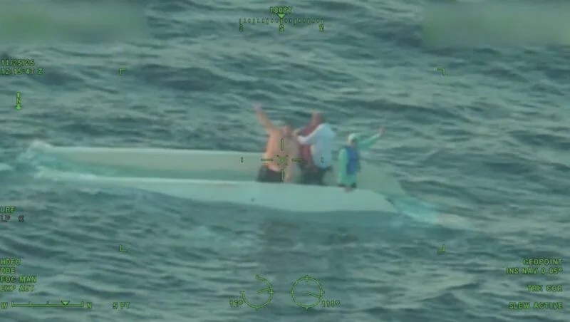 Four Saved from Capsized Vessel in Overnight Operation