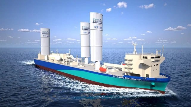 Wind Challenger Sails Boost MOL’s Green Shipping Efforts