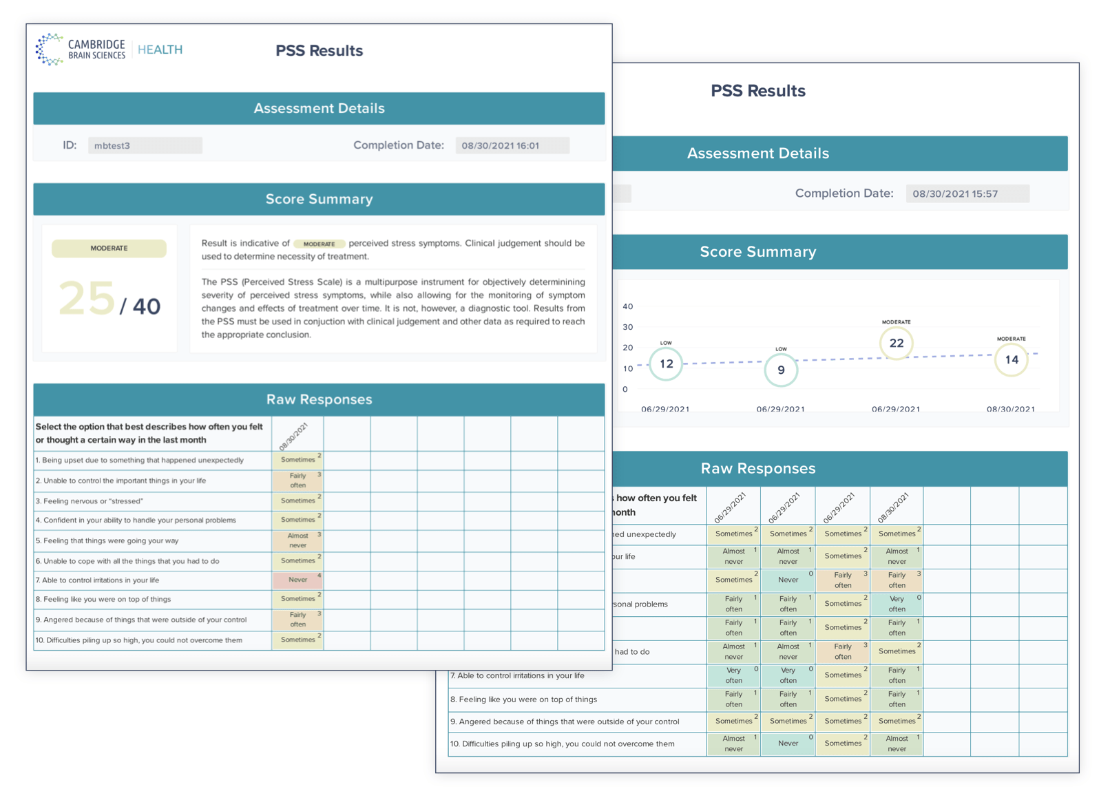 Perceived Stress Scale Pss - Geometric Arts - Creative Retina Collection