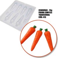 Forma para Chocolate Cenoura