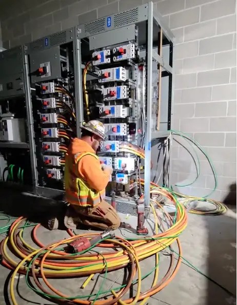 data center electrical infrastructure built through commercial construction services