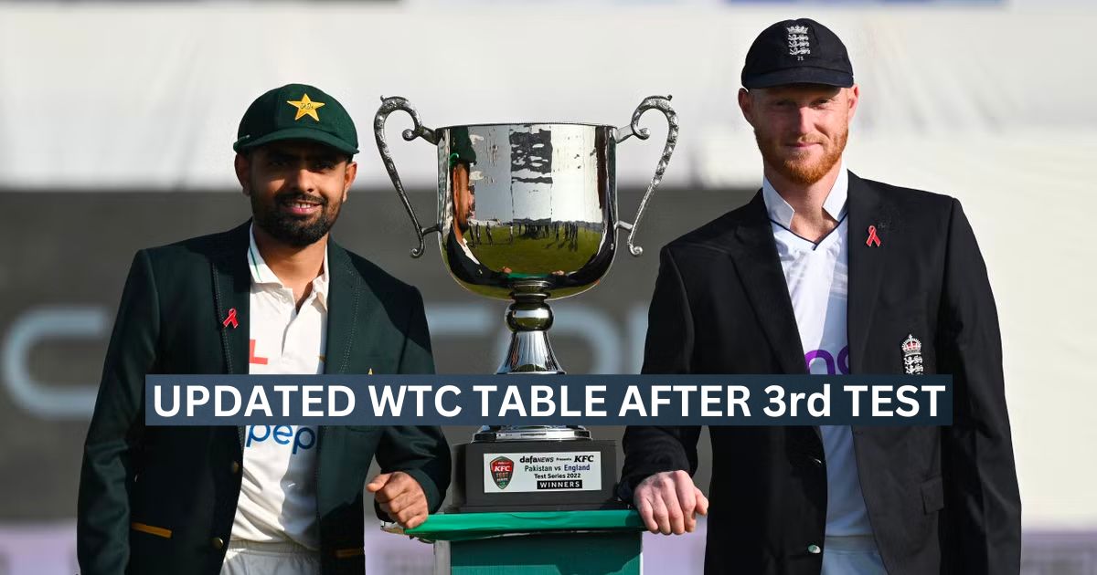 Updated ICC World Test Championship Points Table After Pakistan vs England 3rd Test, WTC Table - Vimarsana News
