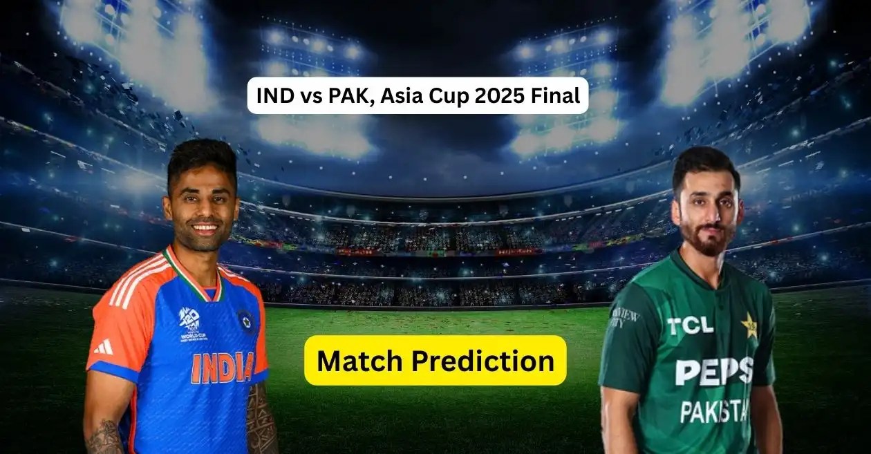 IND vs PAK, Asia Cup 2025 Final Match Prediction: Who will win today’s match between India and Pakistan? IND vs PAK, Asia Cup 2025 Final Match Prediction: Who will win today’s match between India and Pakistan?