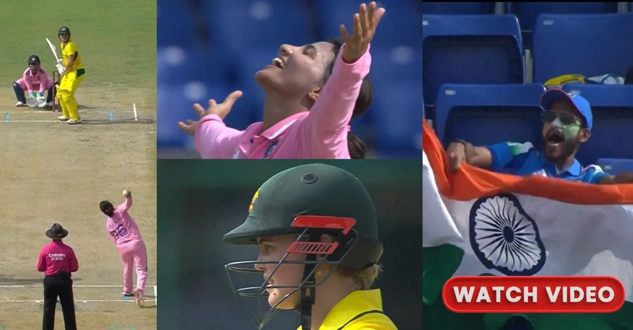 Ind-W vs Aus-W [WATCH]: SNEH RANA celebrates her 50th WODI wicket with the resignation of Georgia Volle in ODI of the third ladies