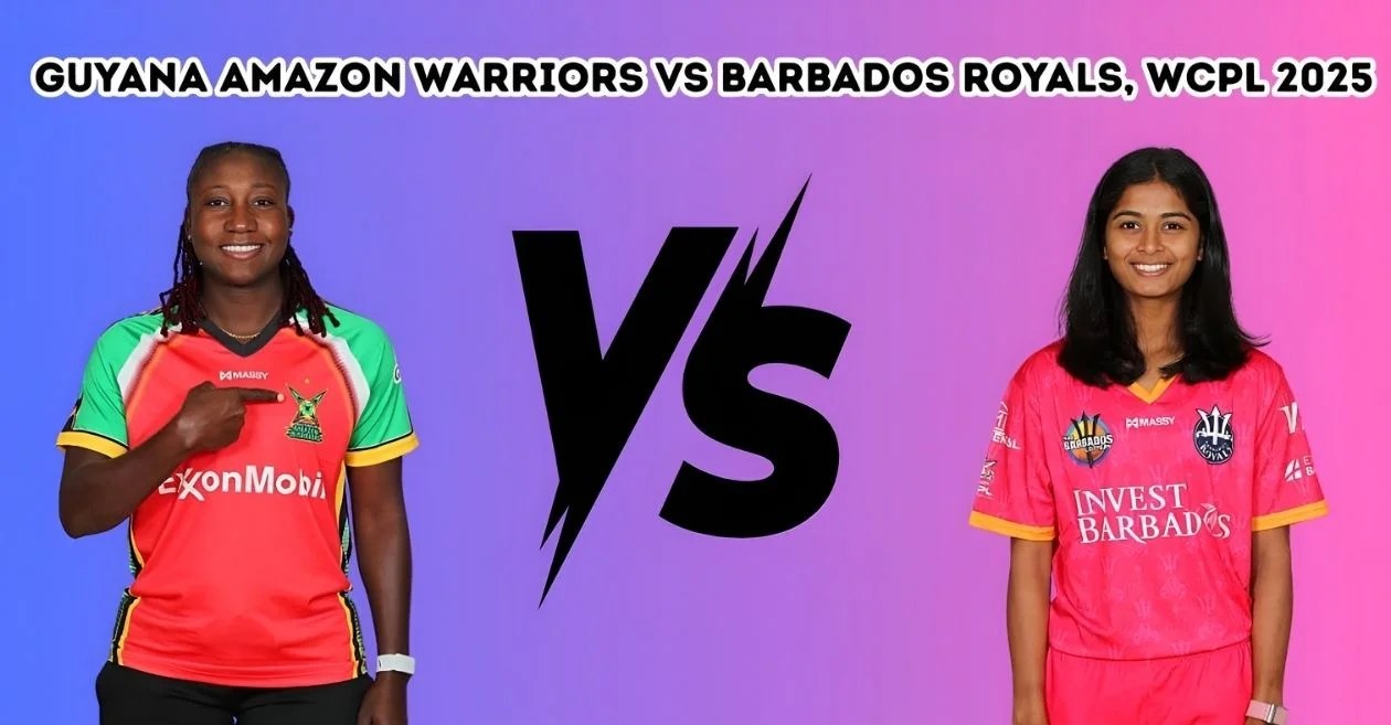 Guyana Amazon Warriors Women vs Barbados Royals Women, WCPL 2025 Match Prediction: Who will win today’s game? Guyana Amazon Warriors Women vs Barbados Royals Women, WCPL 2025 Match Prediction: Who will win today’s game?